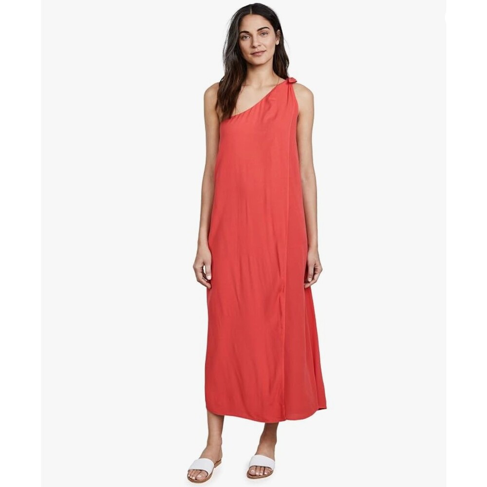 MARA HOFFMAN X REVOLVE Sz Medium Camilla One Shoulder Red Cover Up Dress